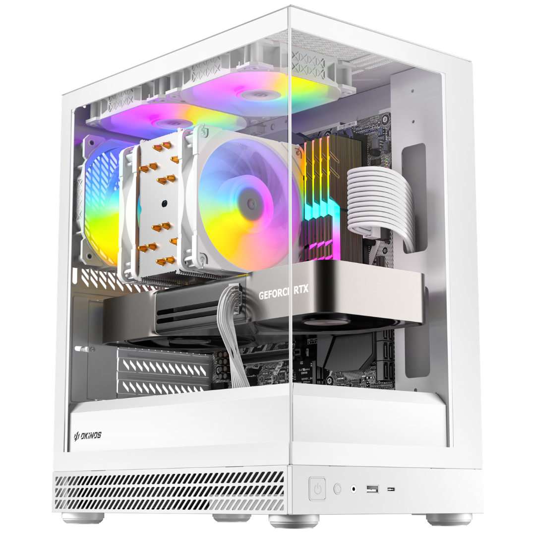 OKINOS Aqua UNO Polar - w/3 fans MATX